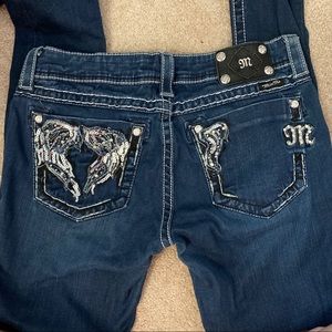 Miss Me mid-rise jeggings, size 30